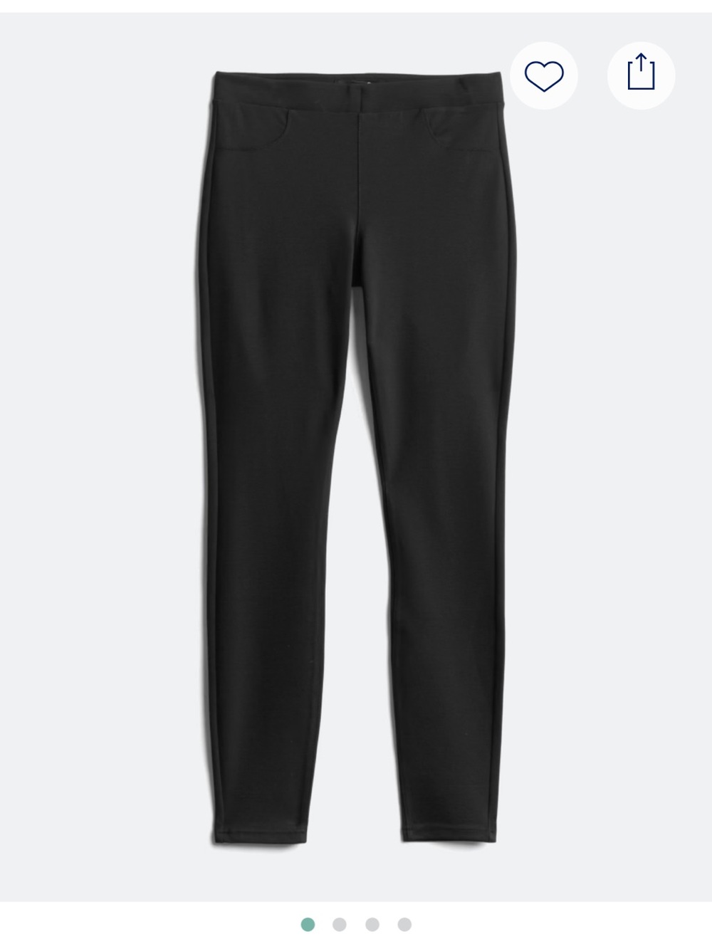 887. Blank NYC Clark Legging Black Ponte Size 28 Classic Business Casual